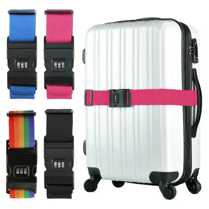 Adjustable TSA-Style Luggage Security Strap