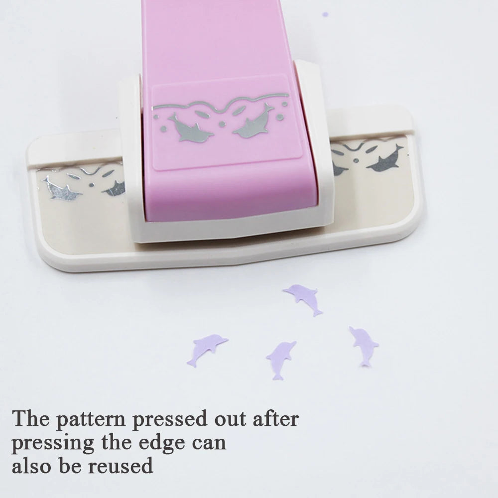Portable Decorative Edge Punch for Cards, Scrapbooking & Paper Crafts
