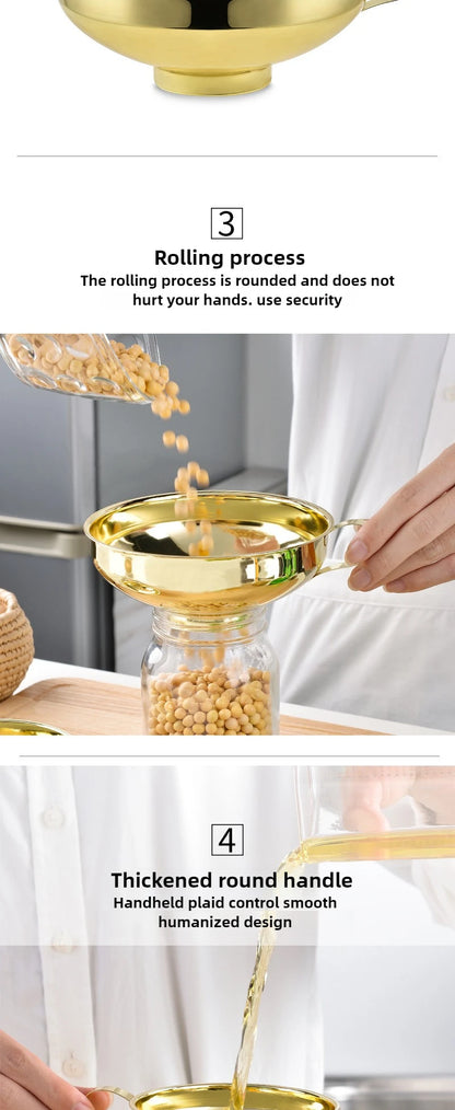 Stainless Steel Wide Mouth Canning Funnel