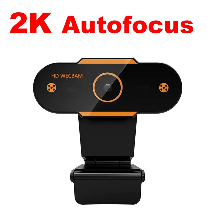 1080P HD USB Webcam with Auto Focus & Microphone