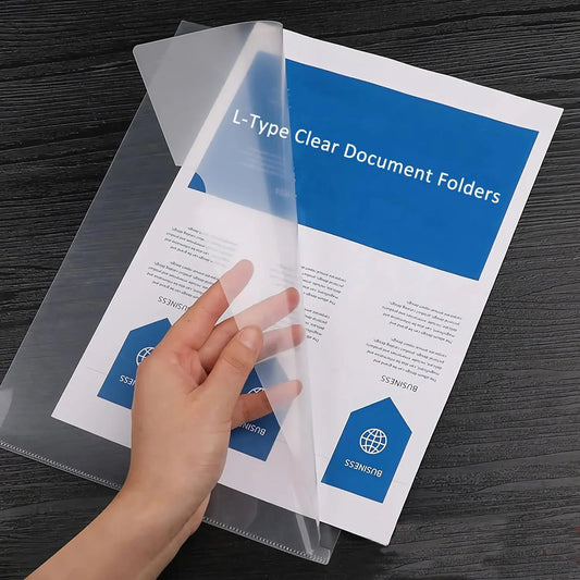 Clear L-Type Document File Sleeves