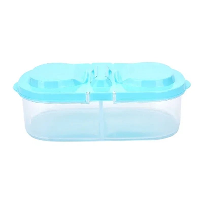 Portable Food Storage Lunch Box with Divider