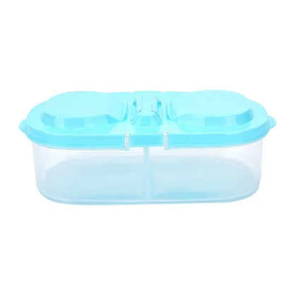 Portable Food Storage Lunch Box with Divider