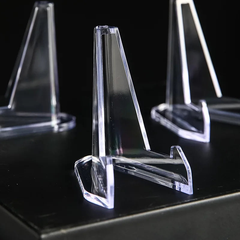Transparent Acrylic Coin Display Stand Set