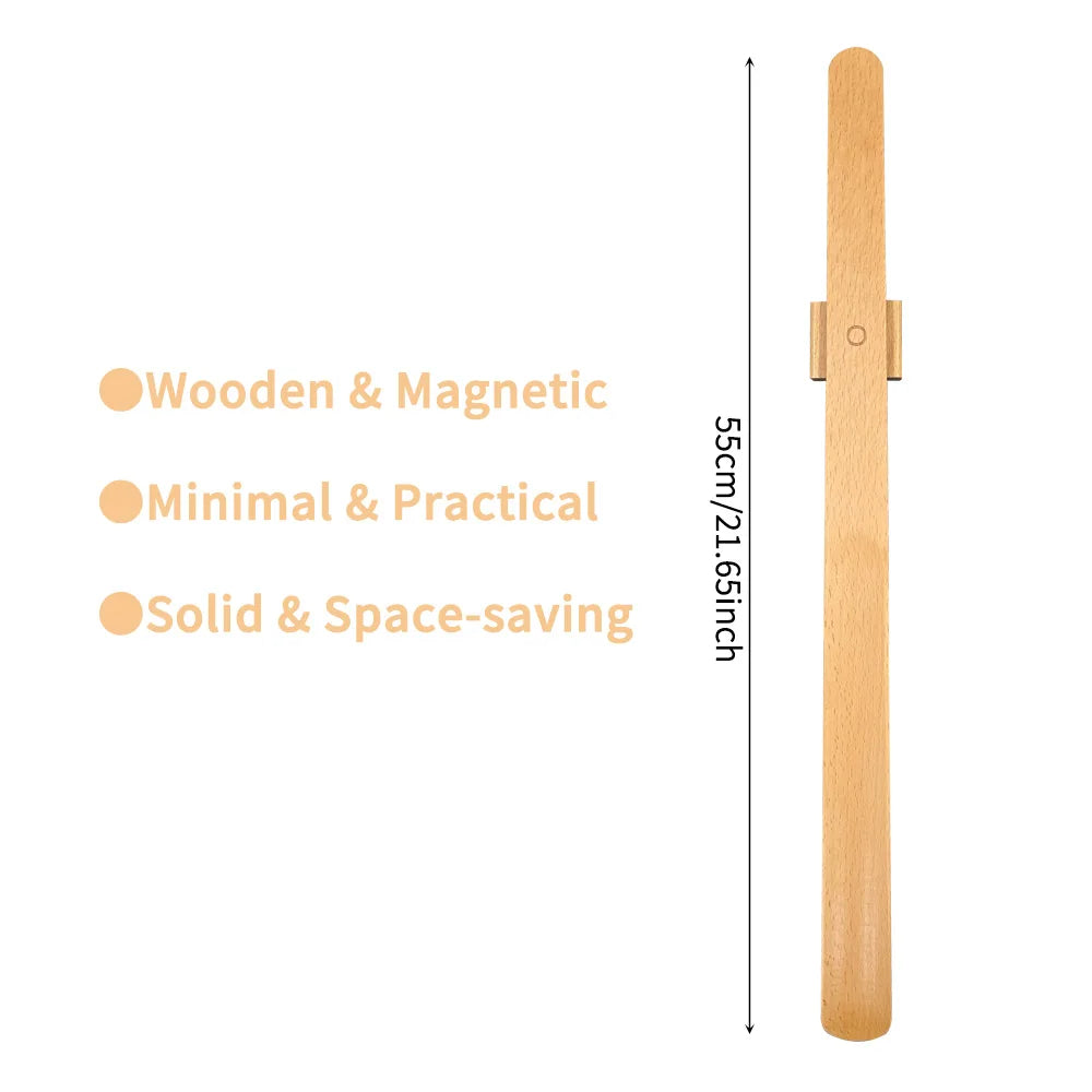 Premium Beech Wood Long Handle Shoe Horn