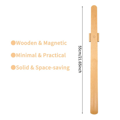 Premium Beech Wood Long Handle Shoe Horn
