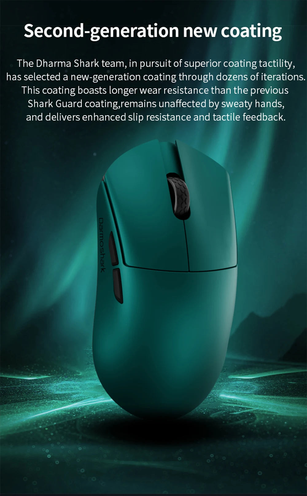 Darmoshark M3 V2 Ultralight Gaming Mouse with PAW3395 Sensor & 8K Polling
