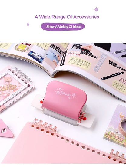 Adjustable 6-Hole Planner Paper Punch