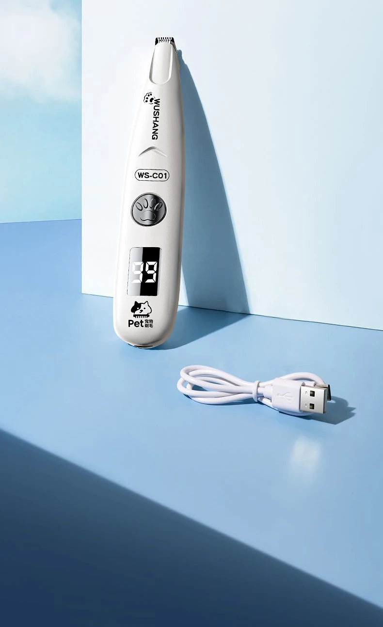 Rechargeable Waterproof Paw, Face & Ear Hair Trimmer