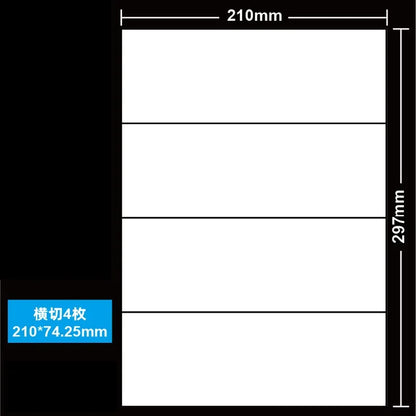 Printable A4 Matte White Self-Adhesive Label Sheets