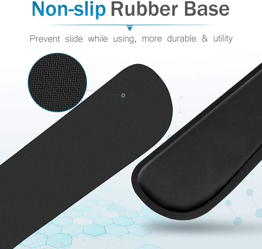 Ergonomic Keyboard & Mouse Wrist Rest Set