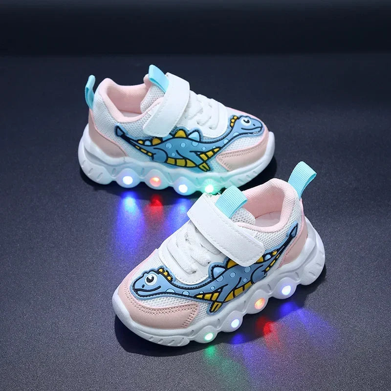 Children Tennis LED Trainer Shoes