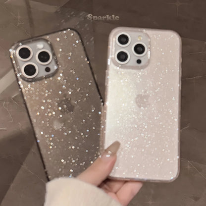 Glitter Clear iPhone Case