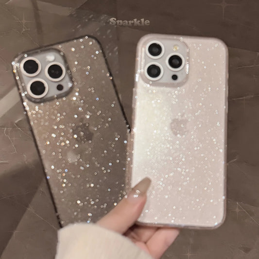 Glitter Clear iPhone Case