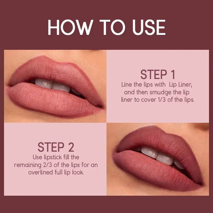 Matte Lipstick & Lip Liner Set