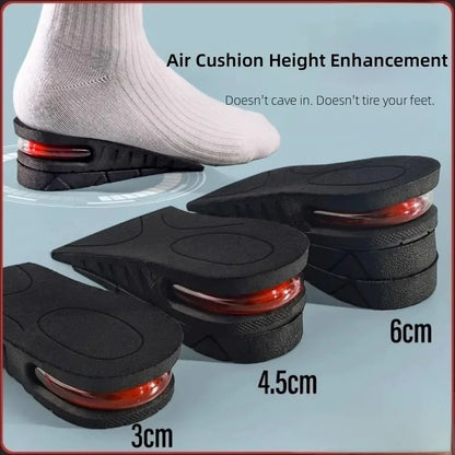 Invisible Elevated Air Cushion Height Increase Insoles