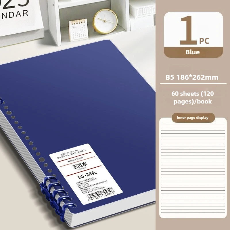 Vintage B5 Spiral Ring Notebook