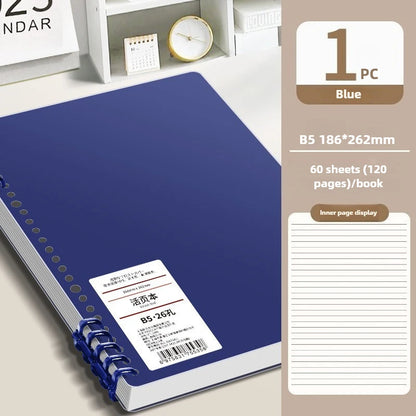 Vintage B5 Spiral Ring Notebook