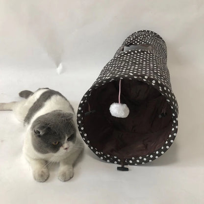 Collapsible Cat Tunnel Play Toy for Cats & Puppies