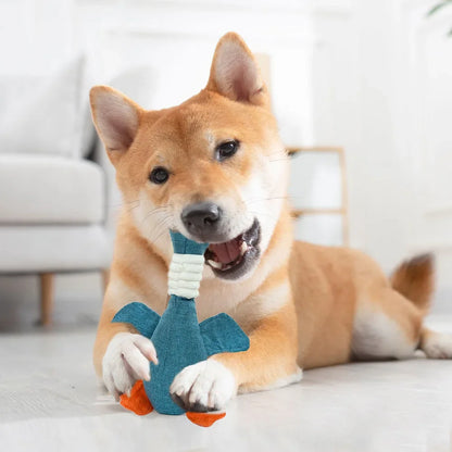Cute Duck Plush Dog Toy