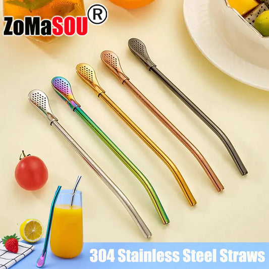 304 Stainless Steel Yerba Mate Filter Straw
