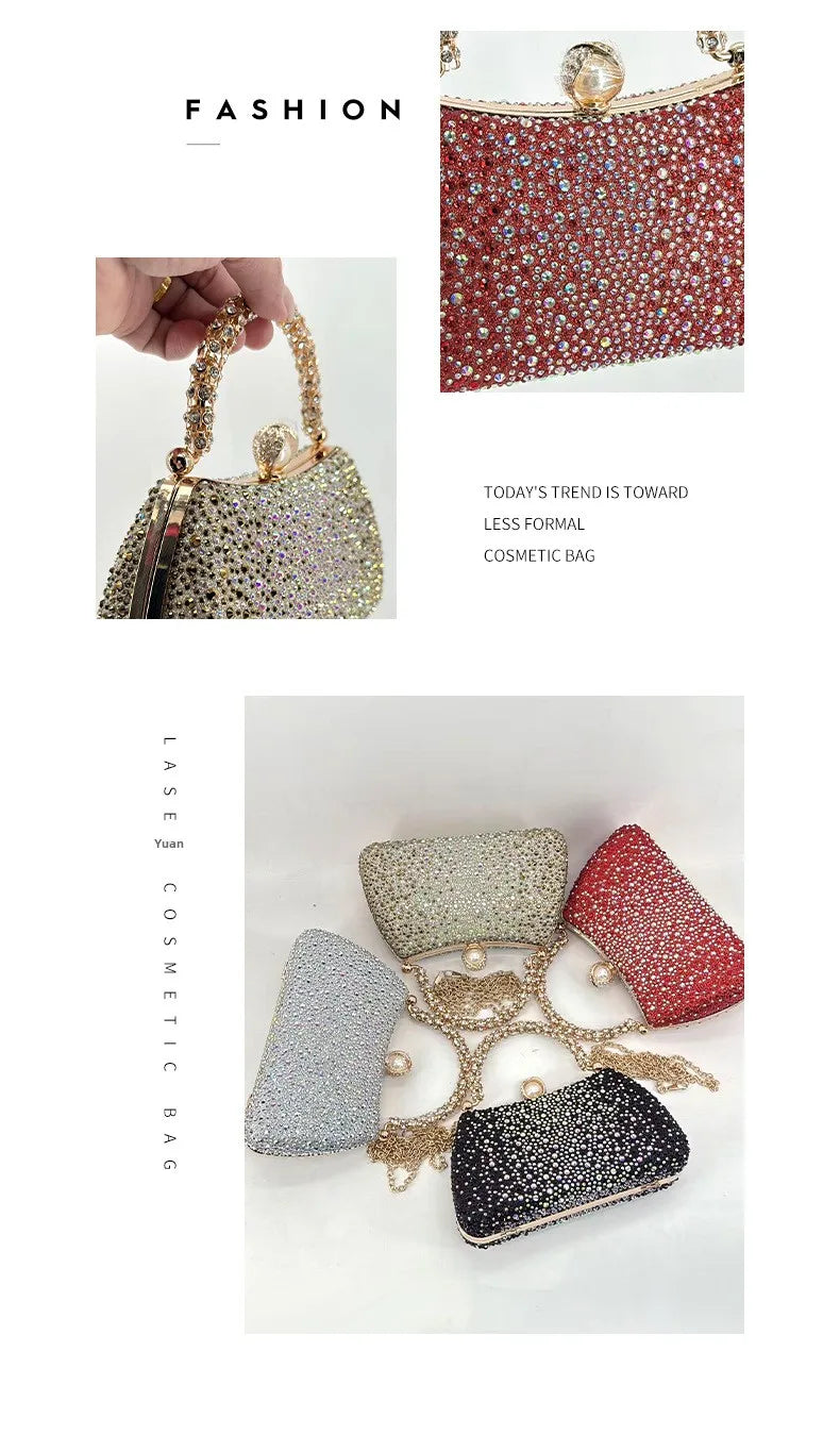 Crystal Embellished Evening Handbag