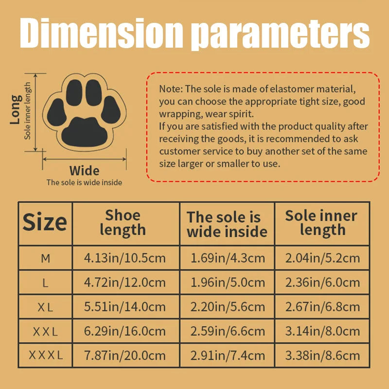 Waterproof Dog Paw Protector Boots