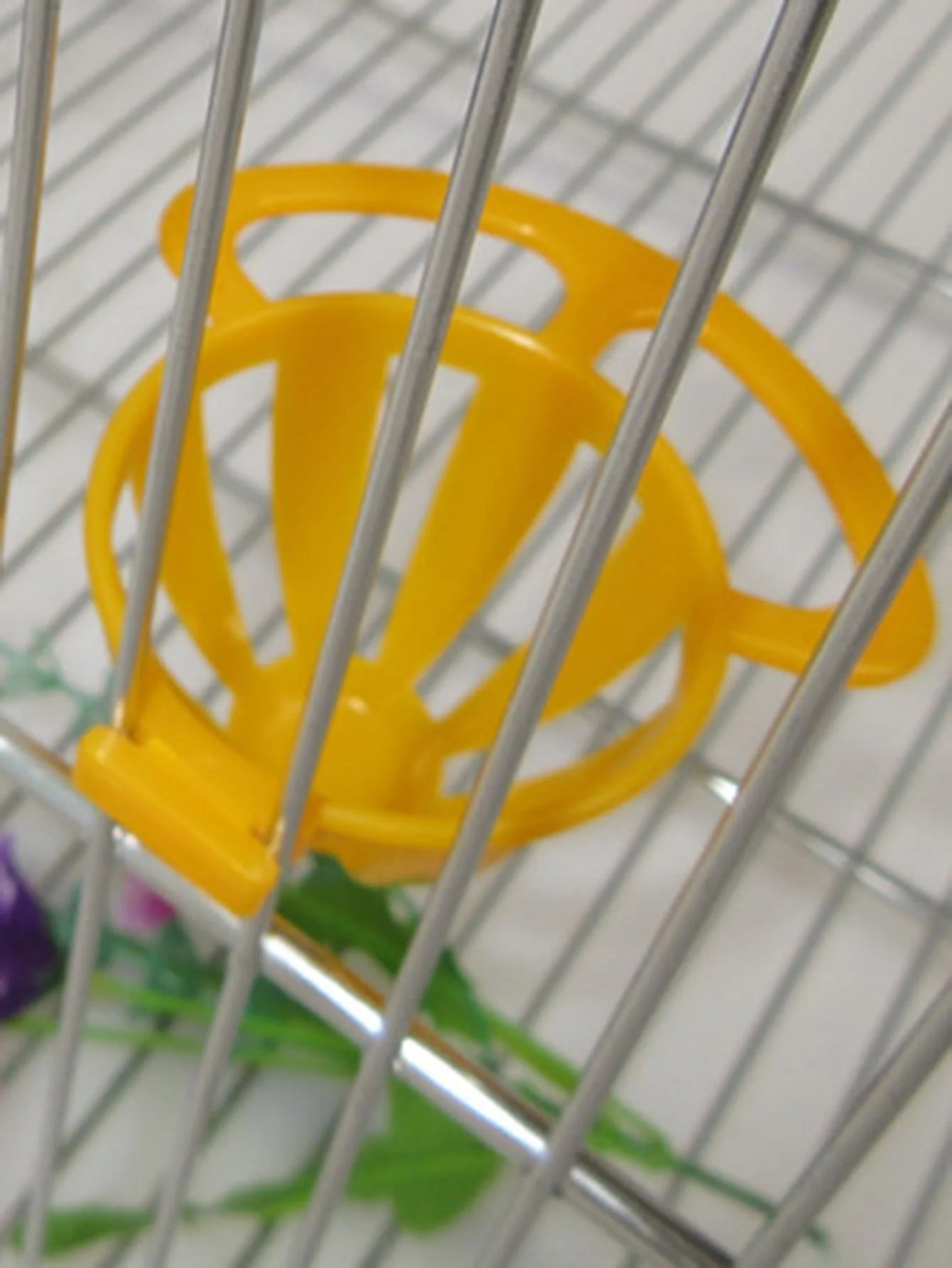 Plastic Bird Food Holder & Egg Feeding Basket for Bird Cages