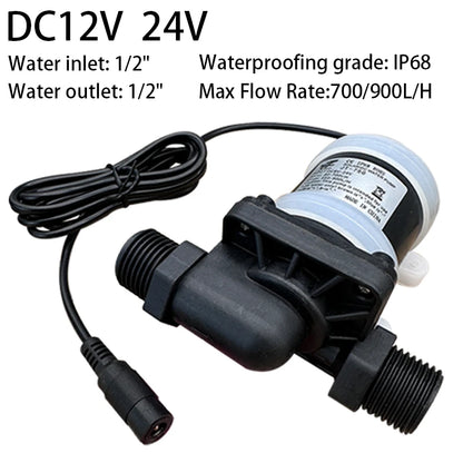 IP68 Brushless DC Water Booster Pump – 12V/24V