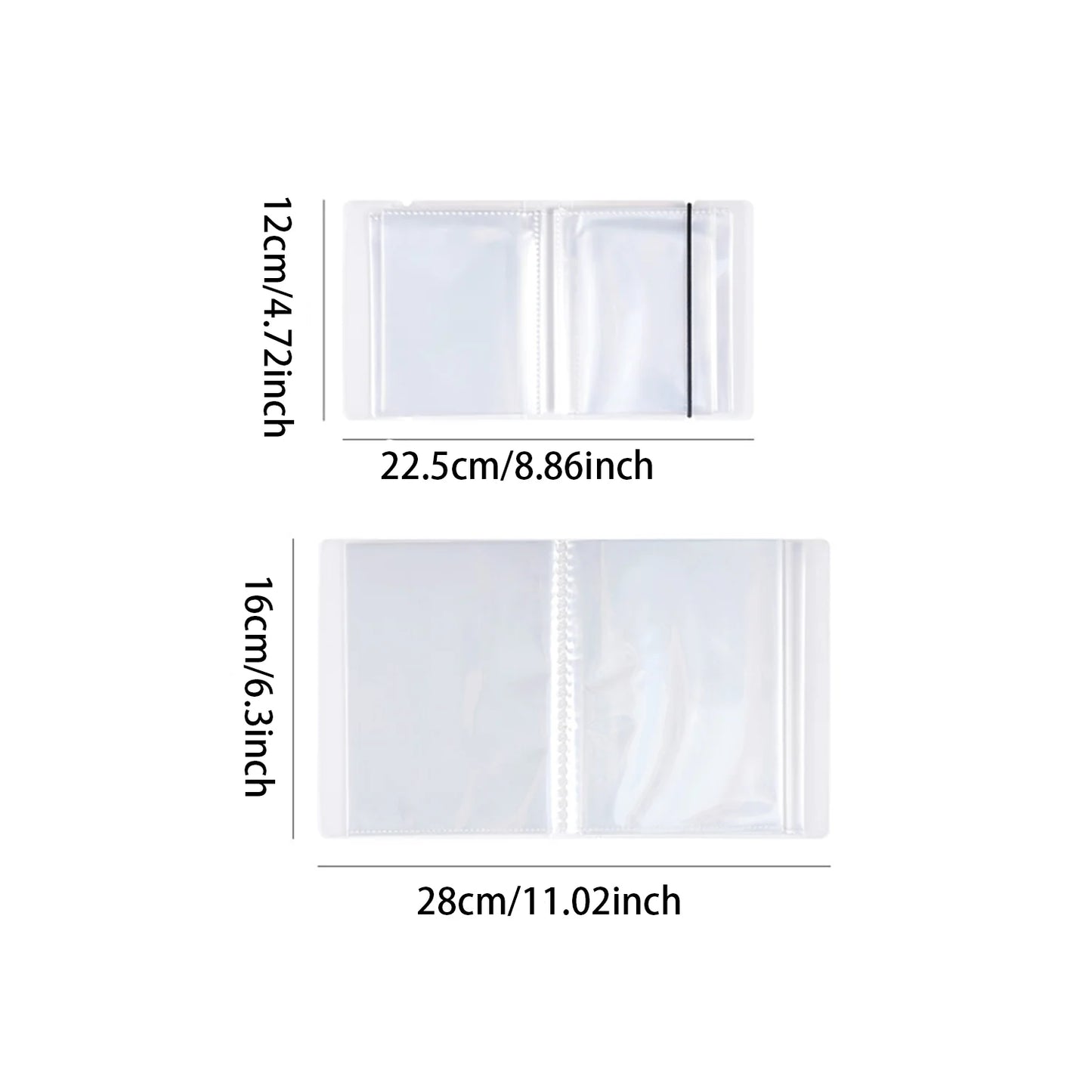 Portable PP Photo Storage Album for Photos, Cards & Collectibles