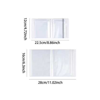 Portable PP Photo Storage Album for Photos, Cards & Collectibles
