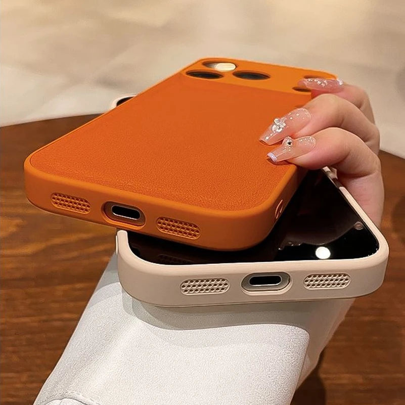 PU Leather iPhone Case