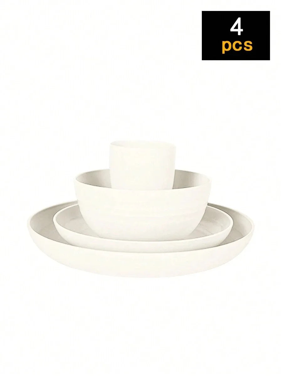 Reusable Plastic Tableware Set