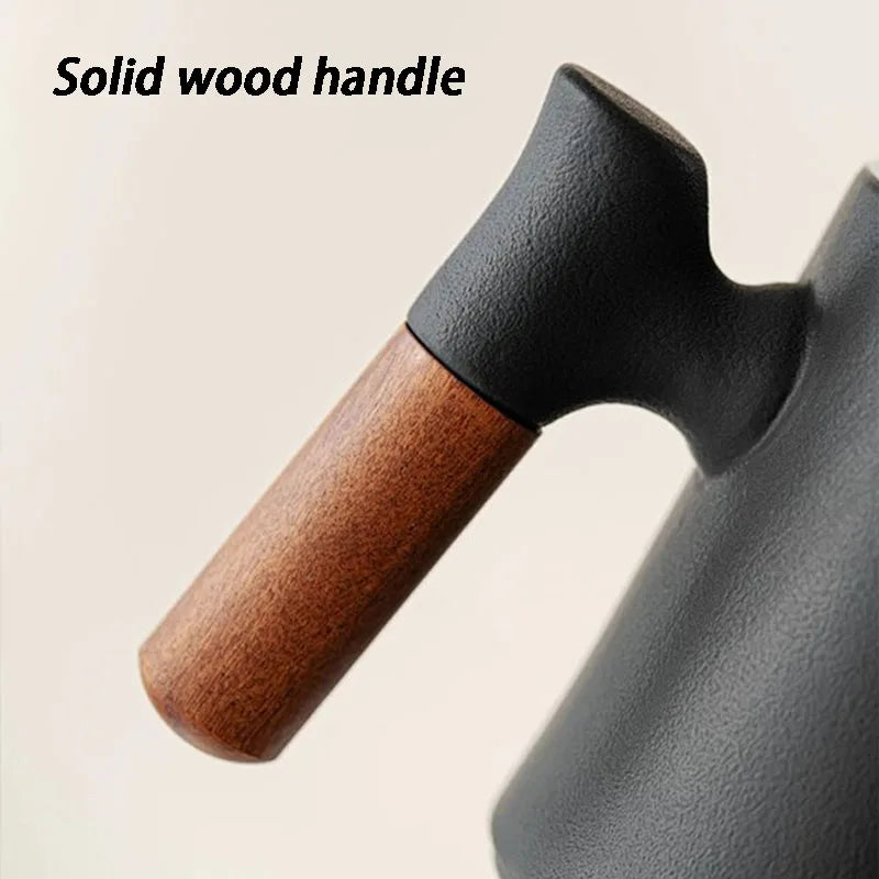 Ceramic Mug with Wooden Handle