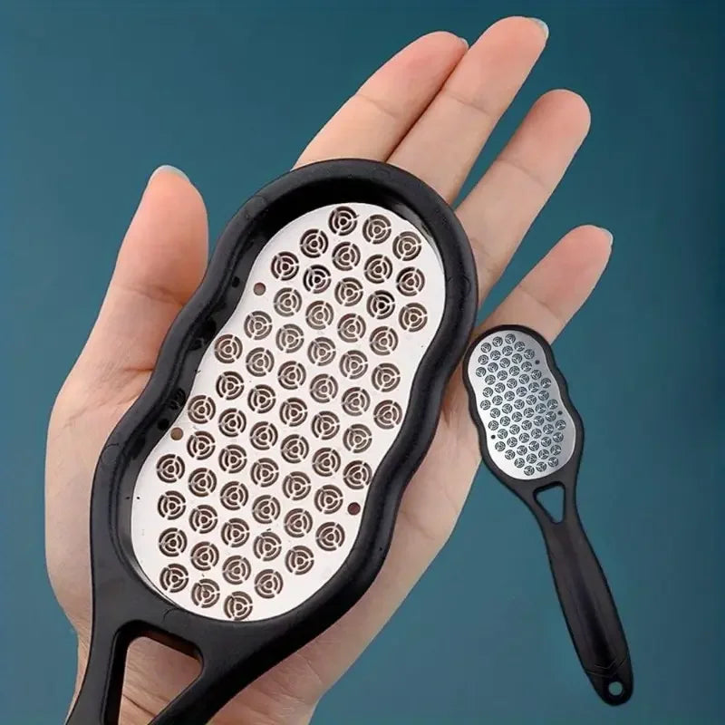 Foot File with Stainless Steel Rasp Plate and Ergonomic Handle