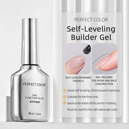 PERFECT COLOR No Wipe Gel Base & Top Coat Set