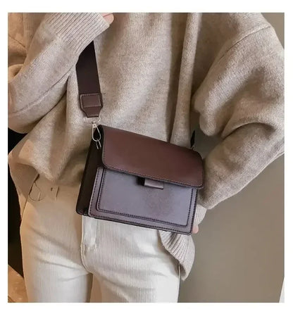 Women’s PU Leather Crossbody Flap Bag