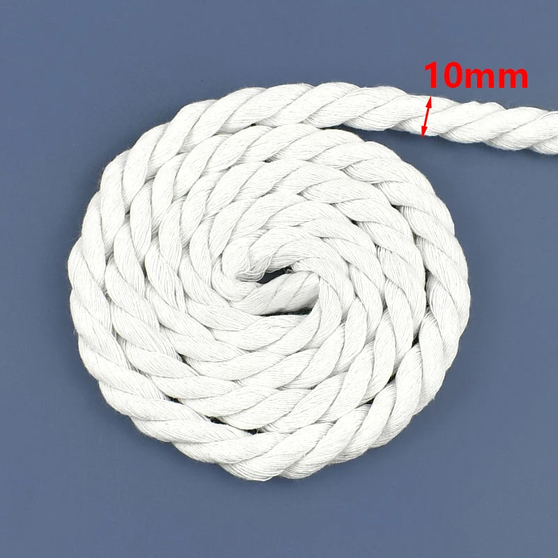 Braided Cotton Macramé Rope Cord