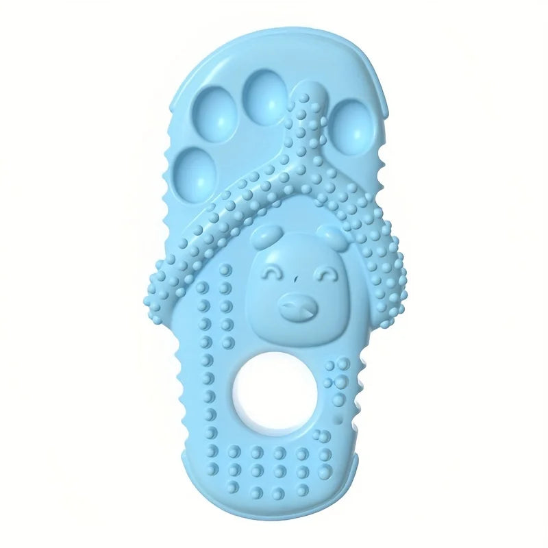 Slipper Shape Squeaky Dog Chew Toy