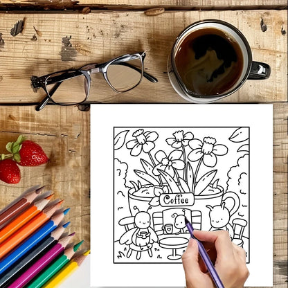 Cutie Style Adult Coloring Book