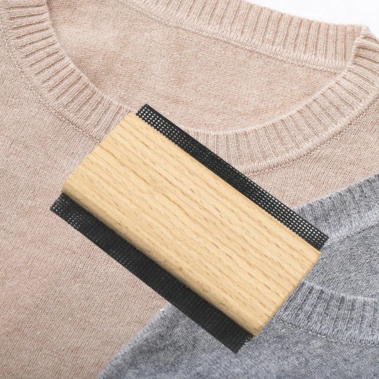 Portable Wooden Cashmere Comb Lint Remover