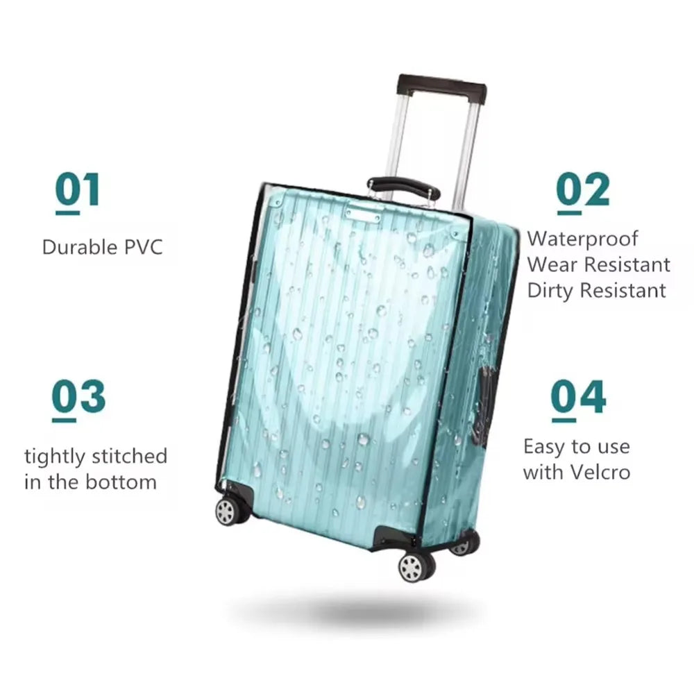 PVC Transparent Luggage Protector Cover