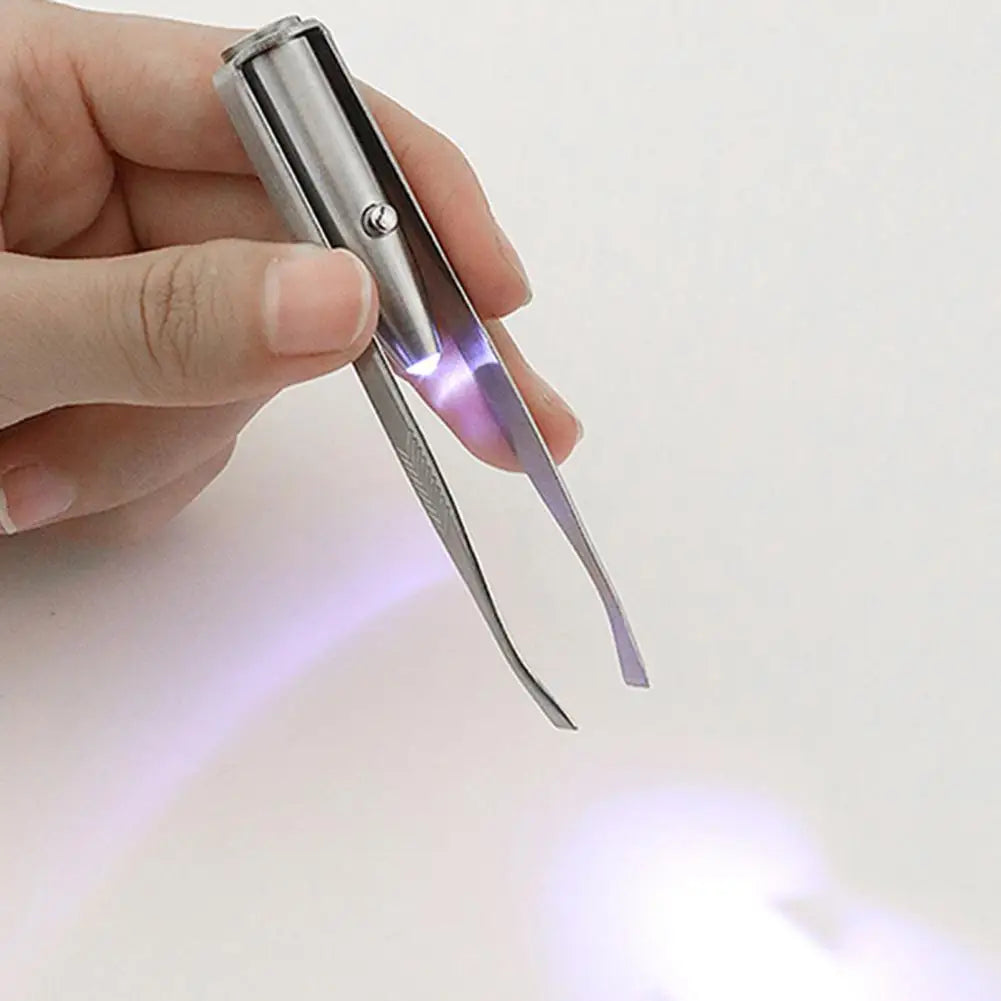 LED Light Precision Tweezers
