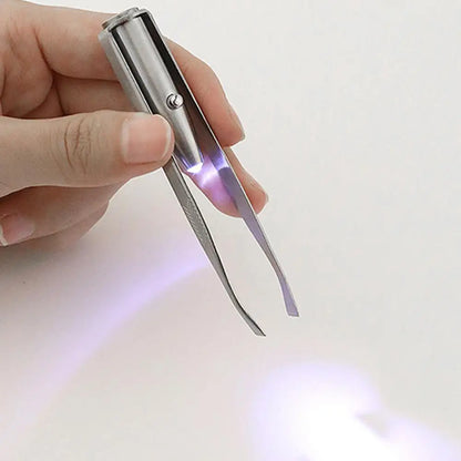 LED Light Precision Tweezers