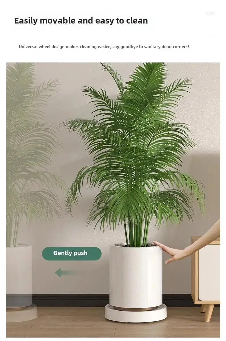 Heavy-Duty Plant Caddy with Hidden Wheels