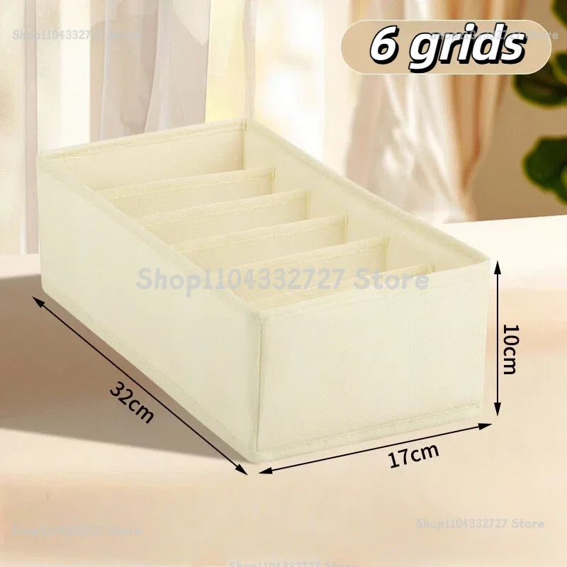 Foldable Underwear & Bra Drawer Organizer Storage Box