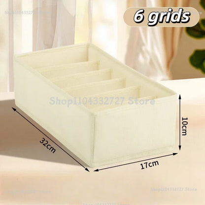 Foldable Underwear & Bra Drawer Organizer Storage Box