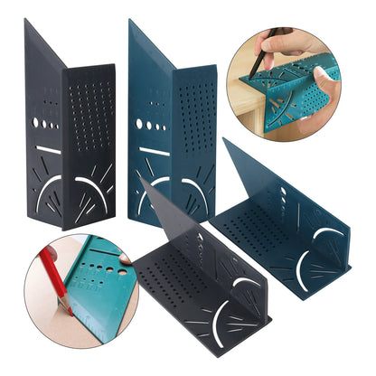 Multifunctional 3D Woodworking Angle Ruler