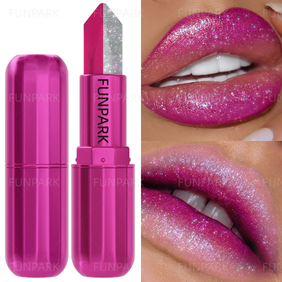 Two-Tone Glitter Lipstick