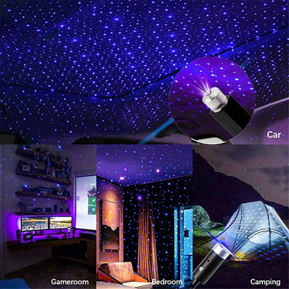 Mini USB Star Projector LED Night Light